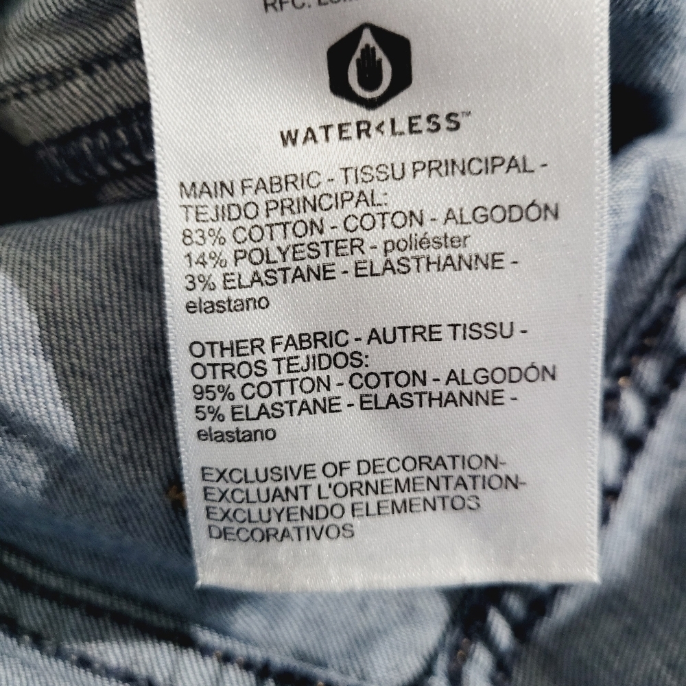 Levi's Baby Bump Skinny Maternity Jeans Size Medium Blue Stretch - Picture 13 of 14